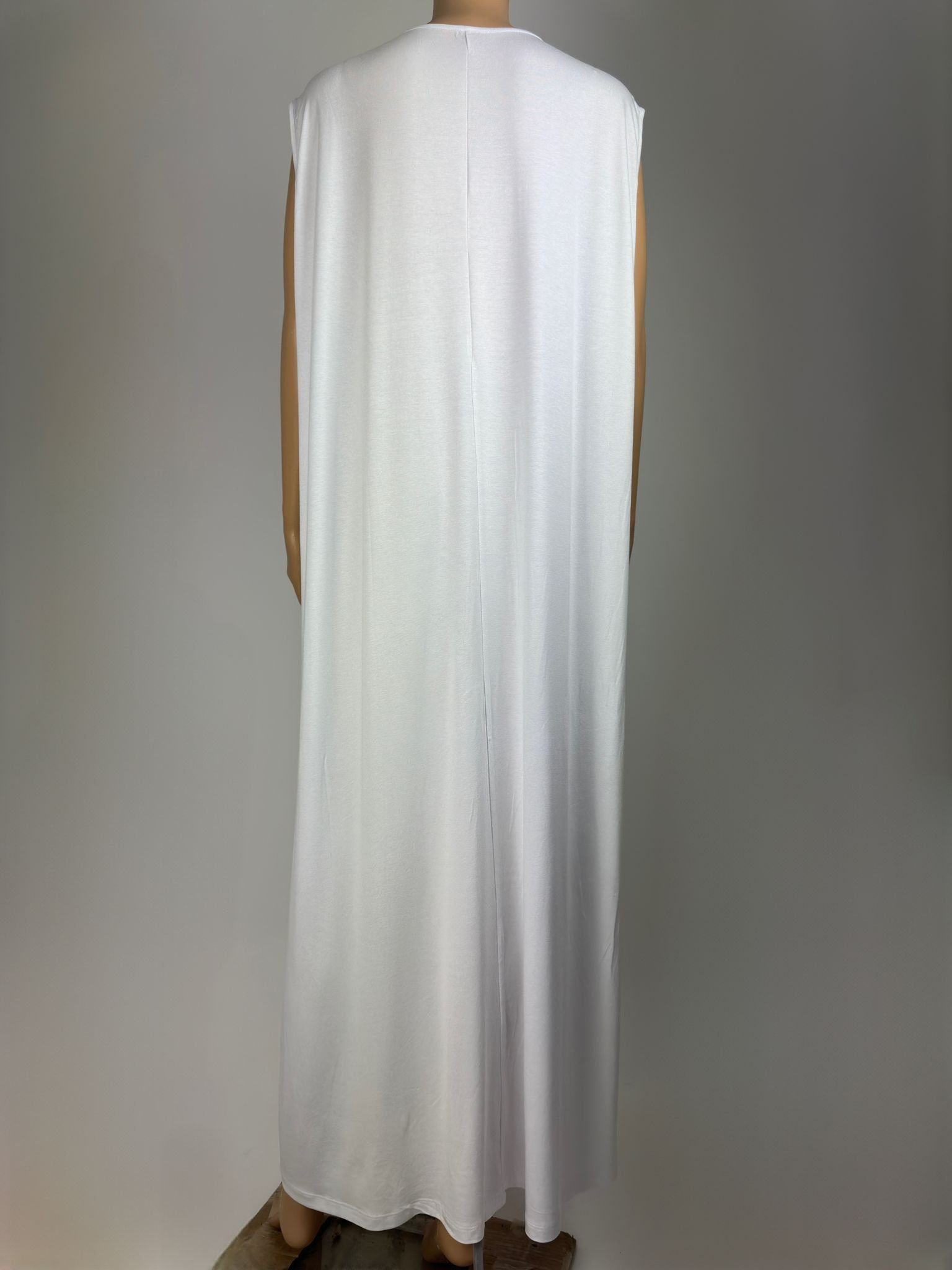 Aymasal Unterkleid Unterkleid lang Ärmelloses Unterwäschekleid Unterwäsche Unterrock