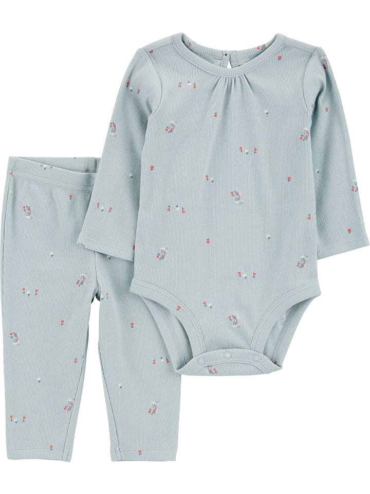 carter's 2tlg. Outfit in Hellblau günstig kaufen