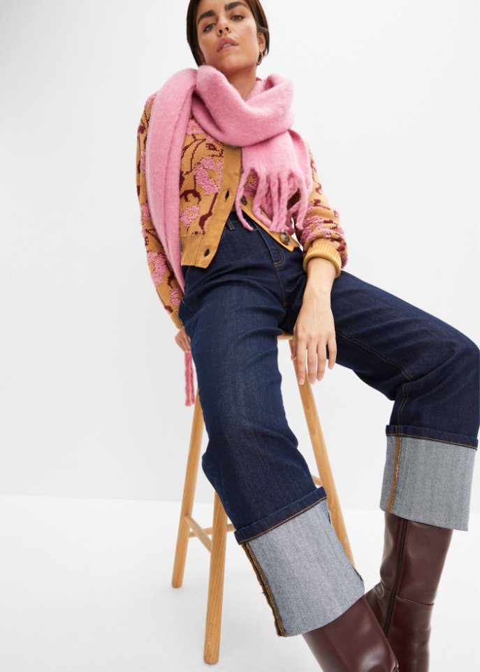 Jeans mit Umschlag
