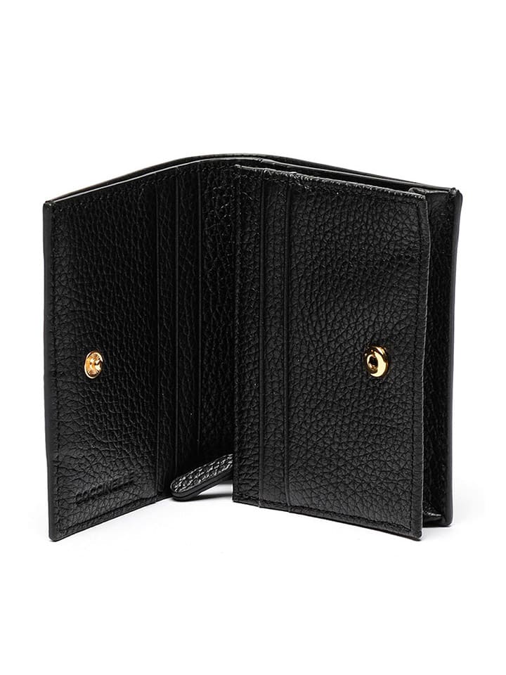 COCCINELLE Leder-Kartenetui in Schwarz - (B)11 x (H)9 cm günstig kaufen onesize