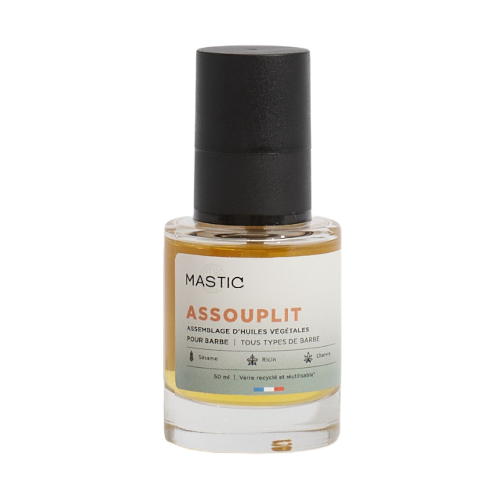 mastic paris Assouplit Huile pour barbe nourrisante et assouplissante