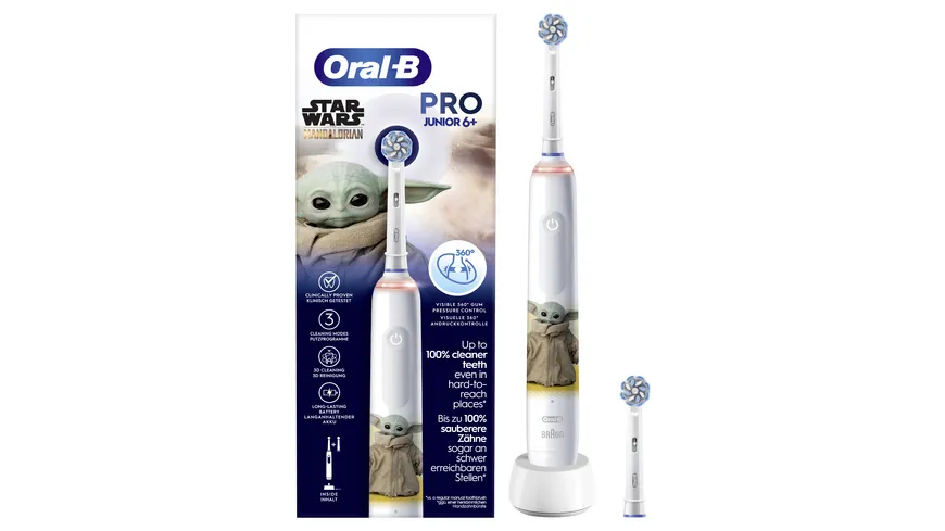 Oral-B Junior 6+ Pro Grogu/Starwars