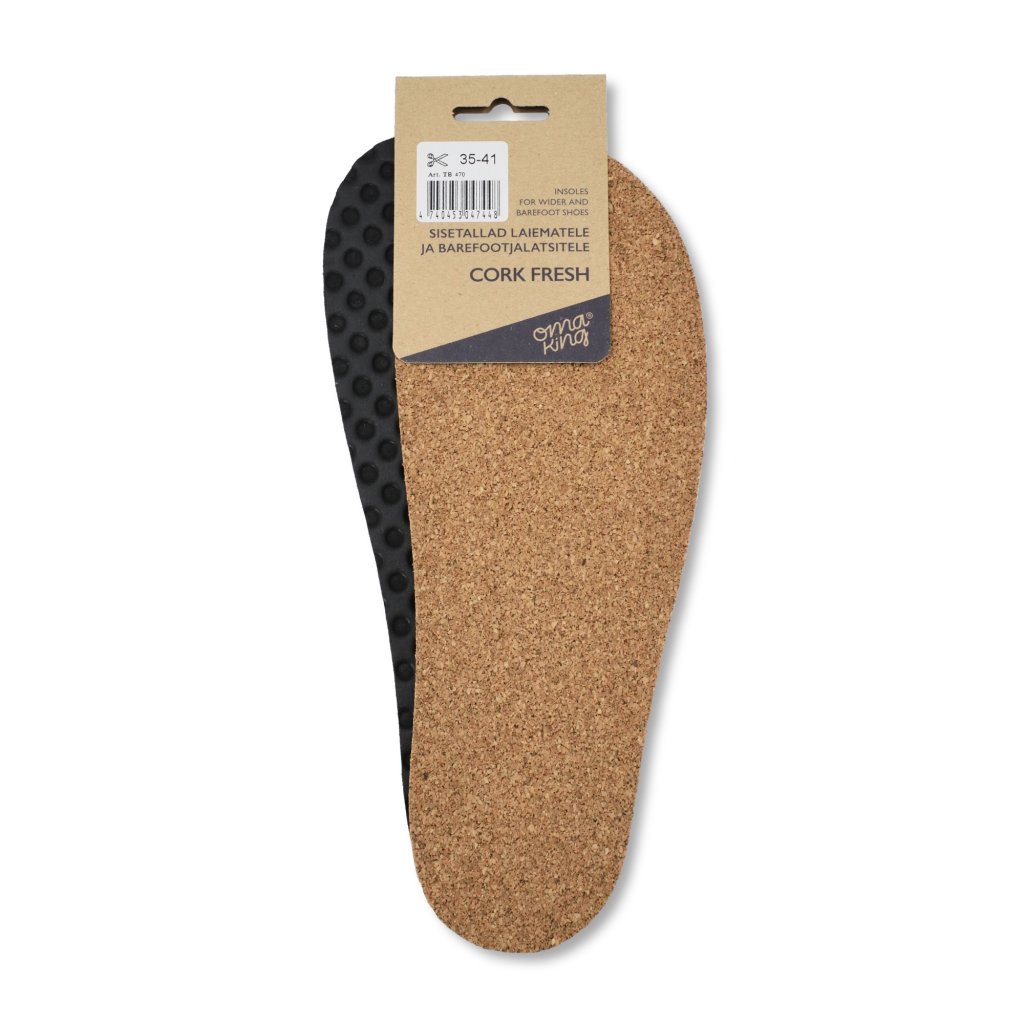 OmaKing Barefoot Cork Fresh Einlegesohlen