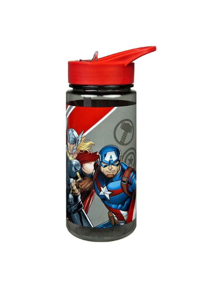 Avengers Marvel Avengers Trinkflasche 500 ML Aero-Design für Sport und Ausflüge in Rot günstig kaufen 18 cm
