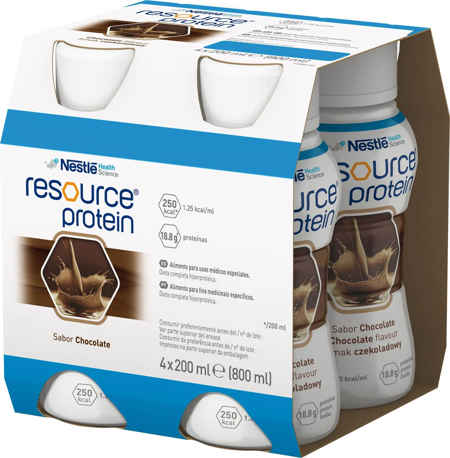 „Resource Protein“, geriamasis maisto papildas, šokolado skonio