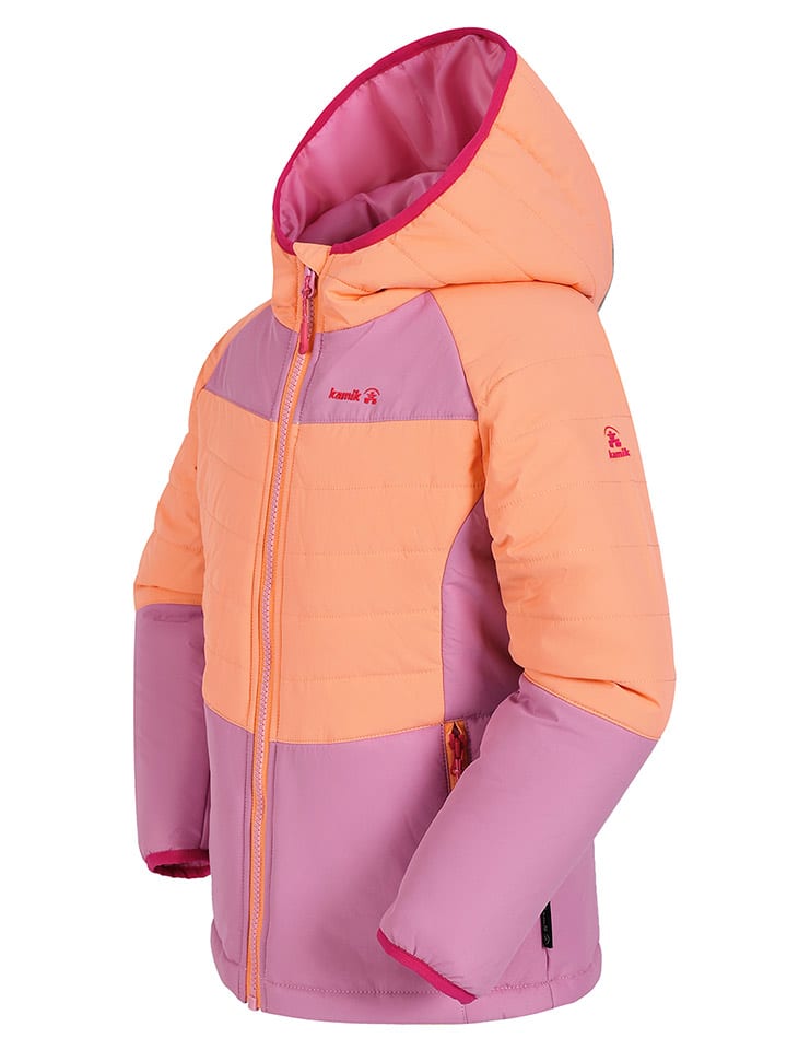 Kamik Dünne Ganzjahres-Steppjacke ''Celeste'' in Orange/ Rosa günstig kaufen