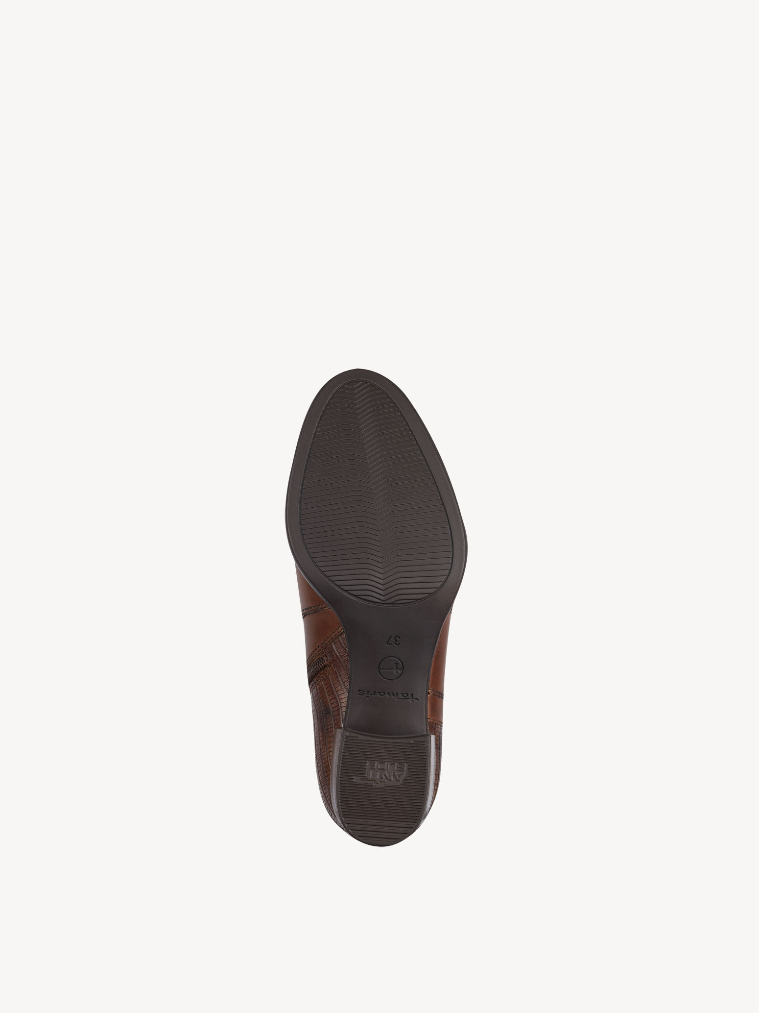 Bottine en cuir - marron