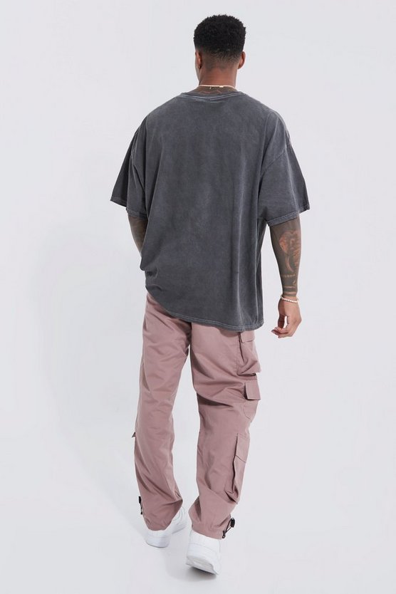 Oversize T-Shirt mit lizenziertem Nirvana-Print