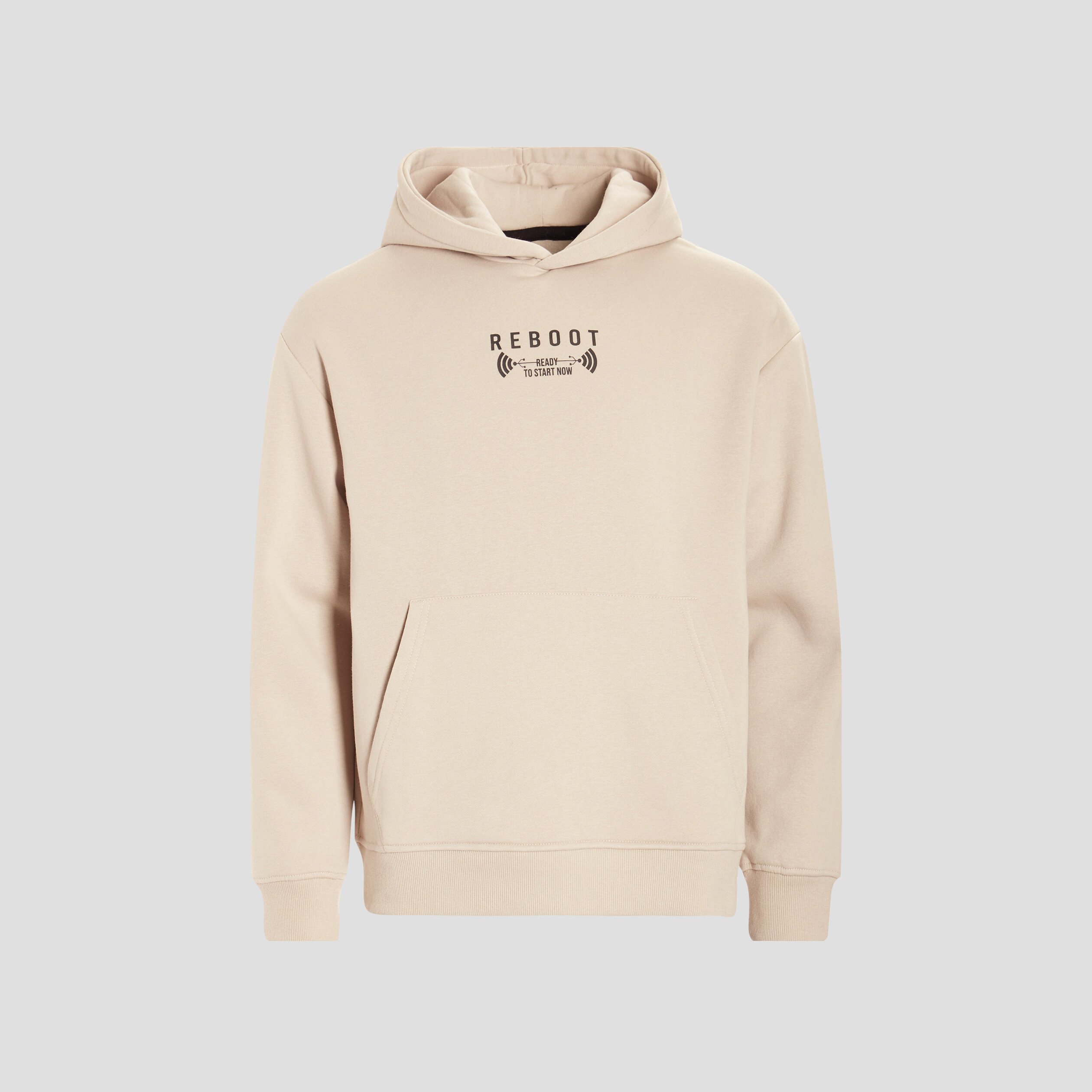 Gilet à capuche hoodie sable homme | La Halle