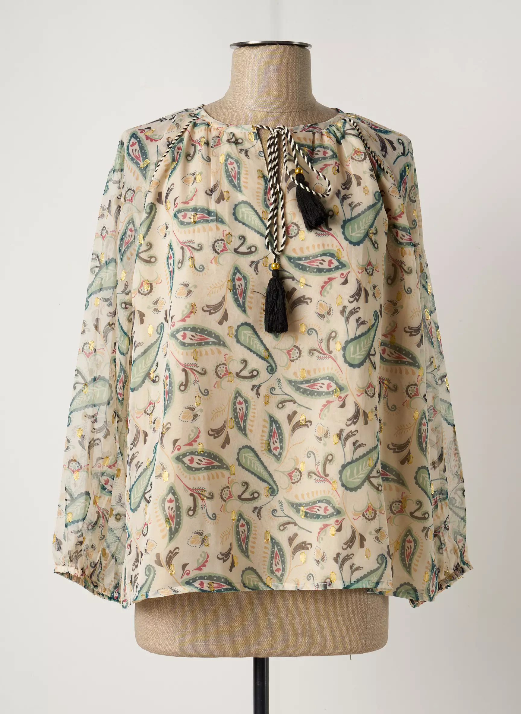 Les Tropeziennes Par M Belarbi Blouses Femme couleur beige