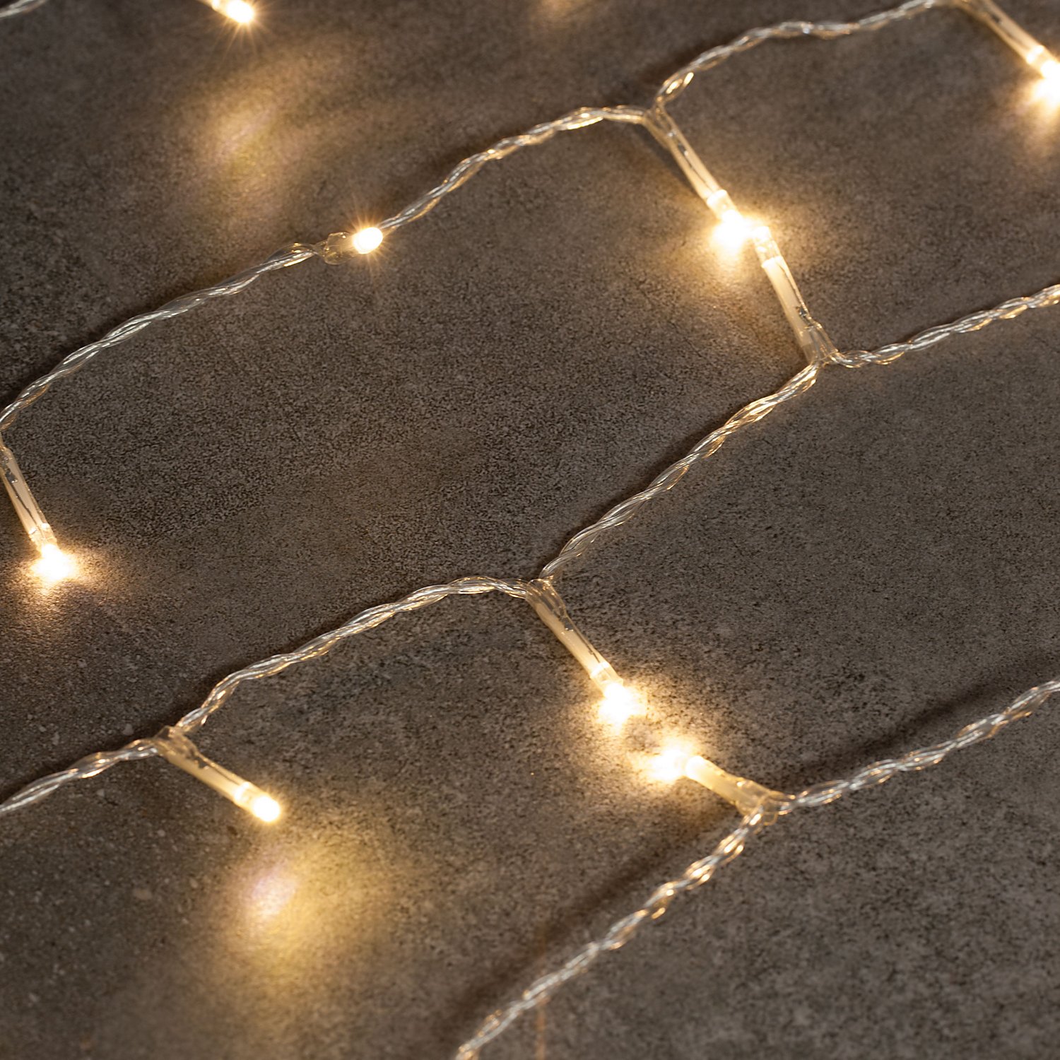 LED Lichterkette mit Dimmer und Timer, 40 Birnchen