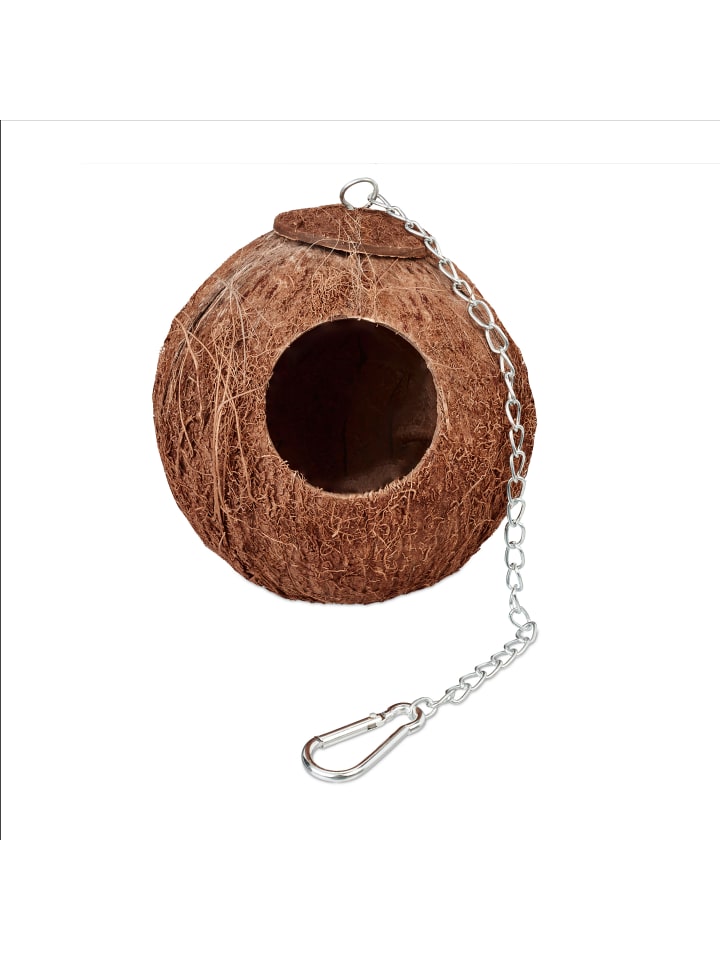 relaxdays 2 x Vogelhaus in Natur günstig kaufen onesize
