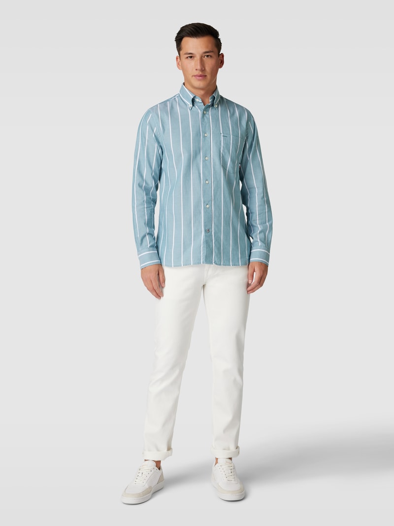 Straight Fit Jeans im 5-Pocket-Design Modell 'DENTON' in ecru