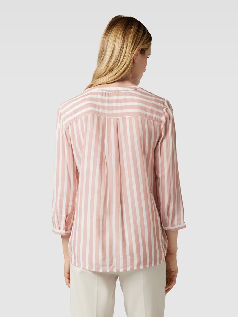 Blusenshirt mit Streifenmuster in rosé