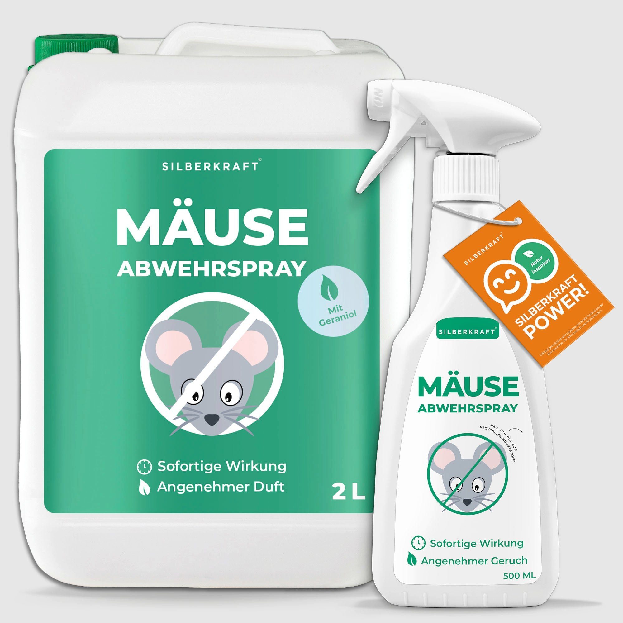 Silberkraft Insektenspray Mäuse-Abwehr-Spray, 500 ml, 1-St.