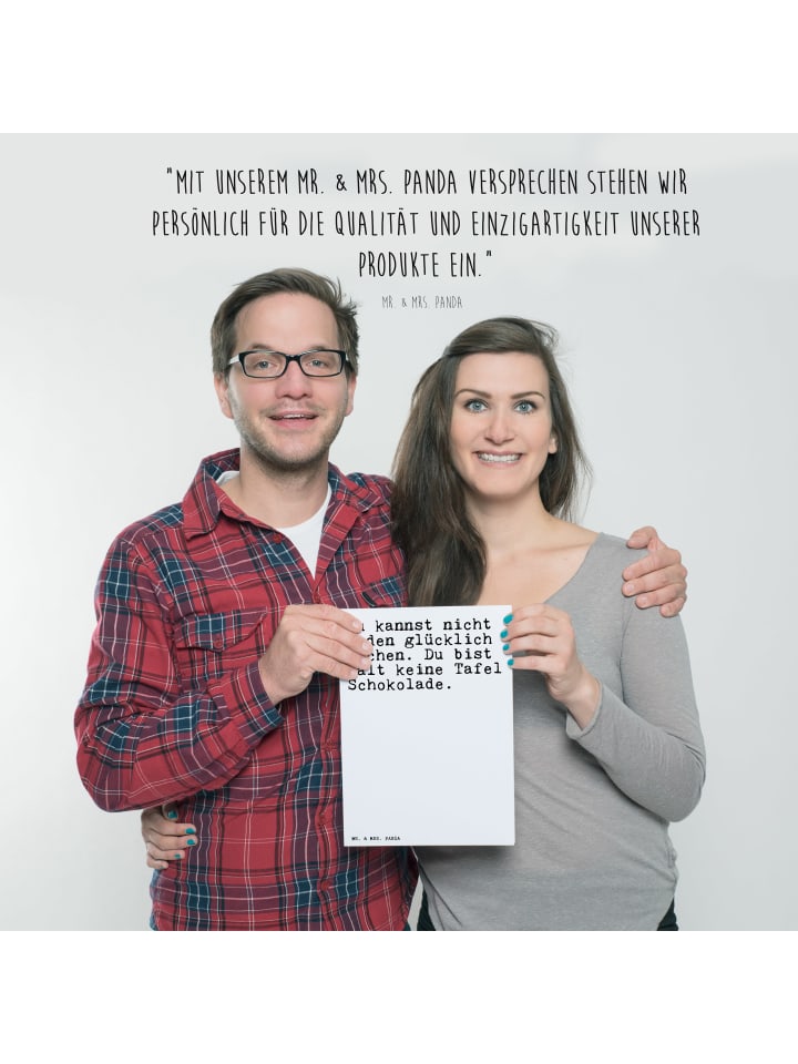Mr. & Mrs. Panda Poster Du kannst nicht jeden... mit Spruch in Weiß günstig kaufen
