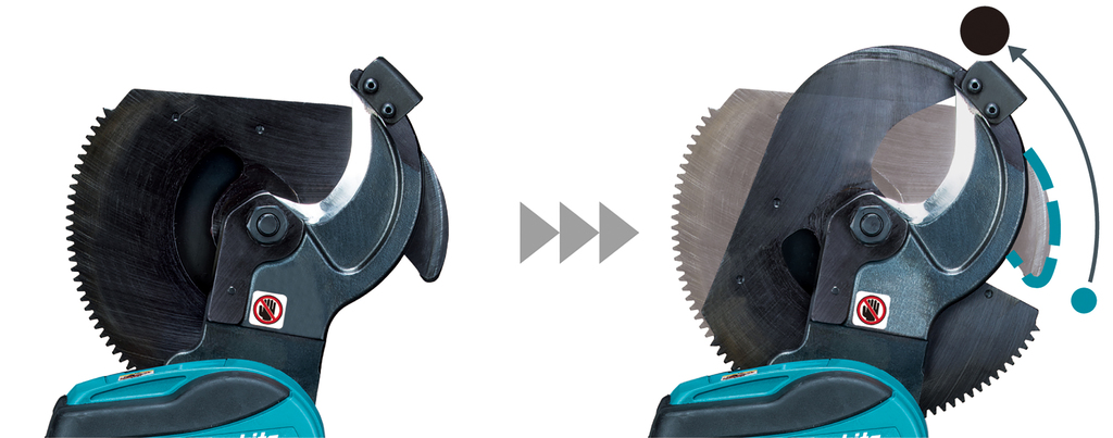 Coupe-câbles Makita DTC101ZK LXT 18V (batteries et chargeur non inclus dans la mallette).