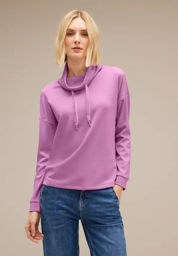 Street One Shirt mit Volumenkragen