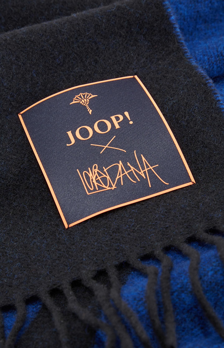 Unisex-Schal in Schwarz/Blau