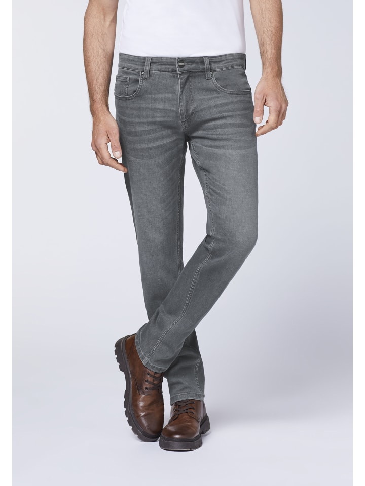 Oklahoma Jeans Jeans in Grau günstig kaufen