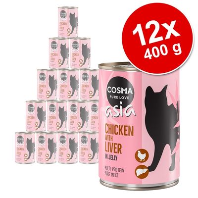 Sparpaket Cosma Asia in Jelly 12 x 400 g