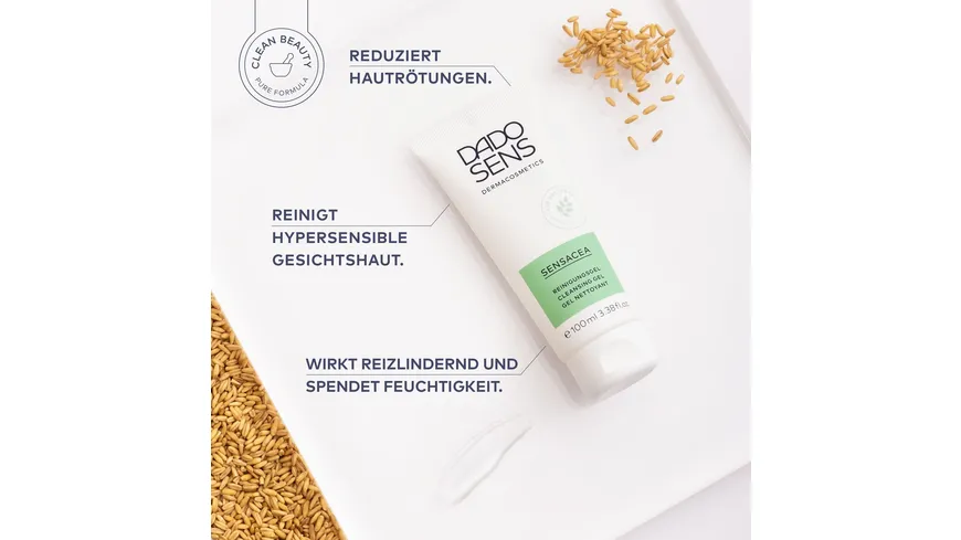 DADO SENS SENSACEA Reinigungsgel - bei hypersensibler Haut & Couperose 100 ml