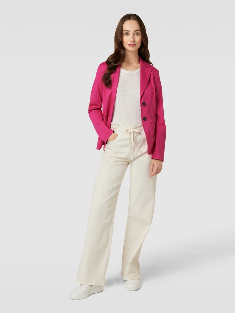 Blazer mit Knopfleiste in pink