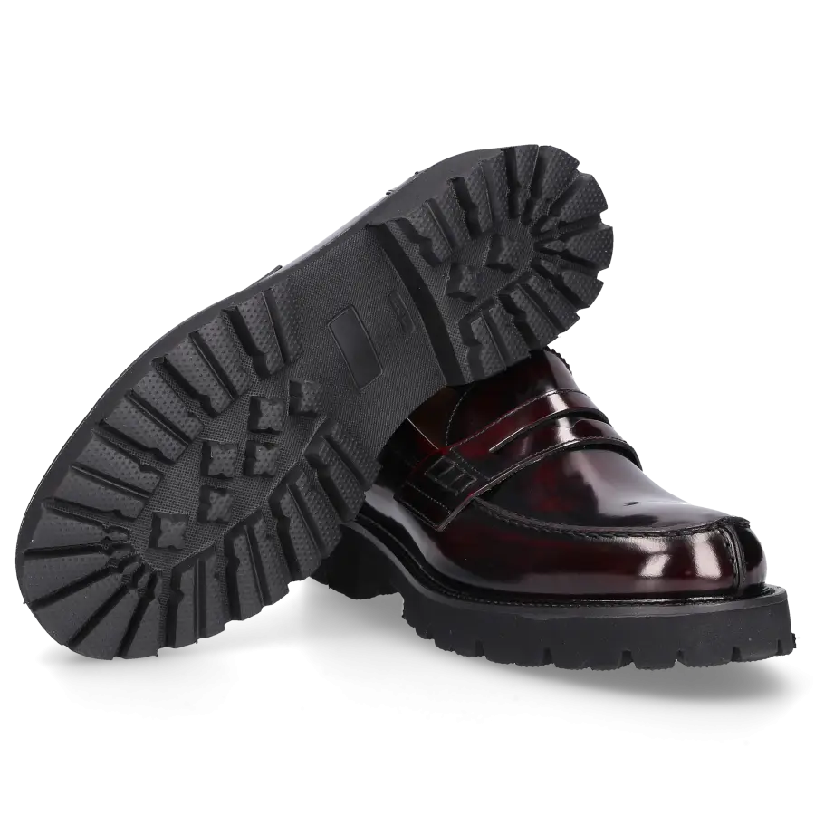 EN AVANT - Loafer 469-03 Kalbsleder - rot