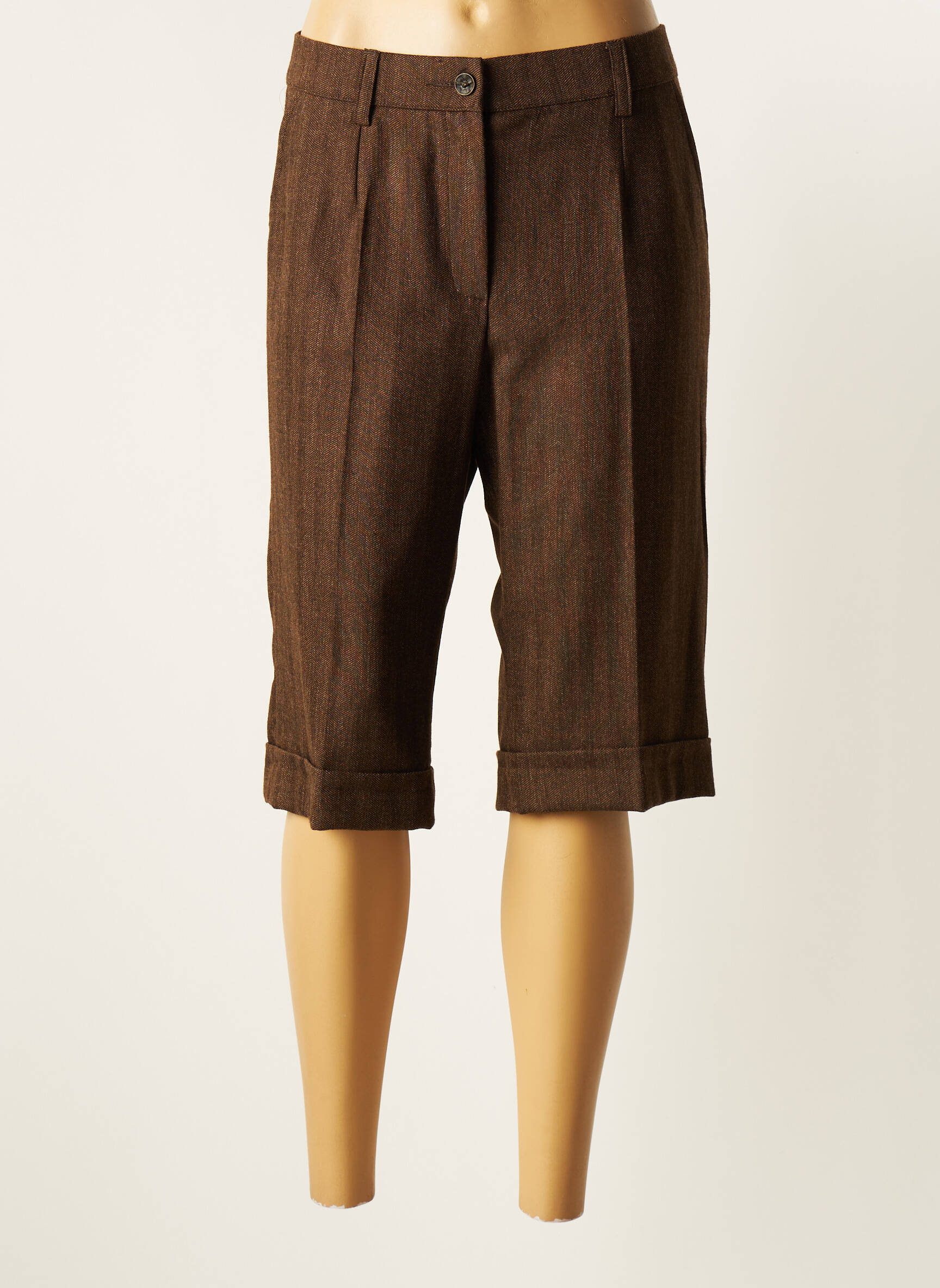 Fred Sabatier Bermudas Femme couleur marron