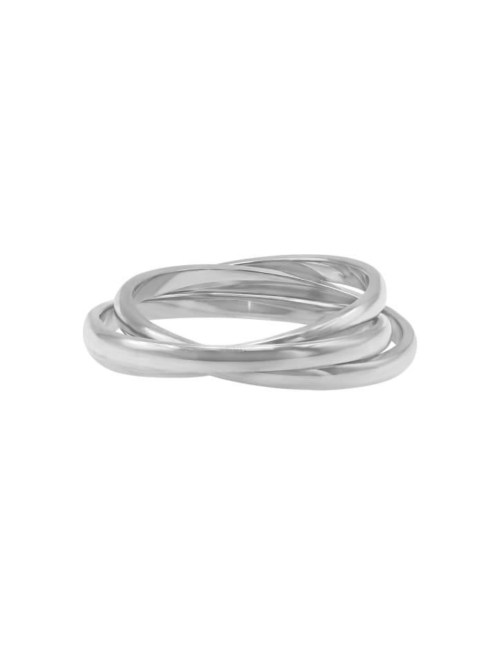 Steel_Art 3-in-1 Ring Herren Loris silberfarben poliert in silberfarben poliert günstig kaufen
