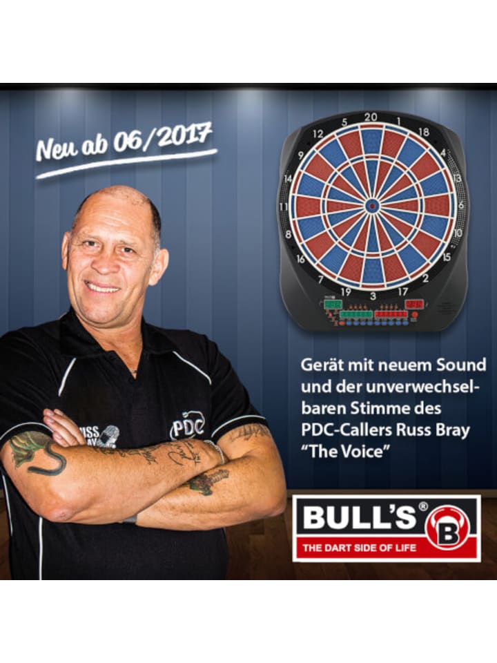 BULLS Elektronische Dartscheibe mit Zweiloch Segmenten E-Dart Flash RB-Sound günstig kaufen onesize