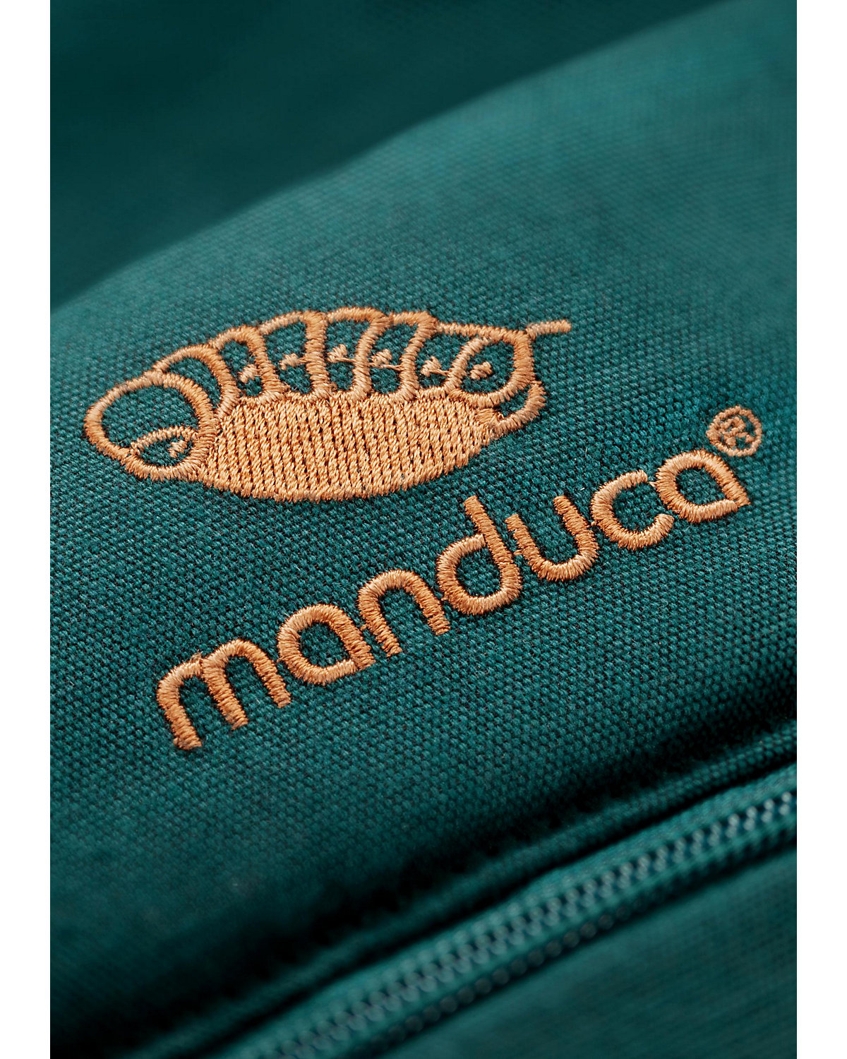 Babytrage XT Cotton, denimteal-toffee