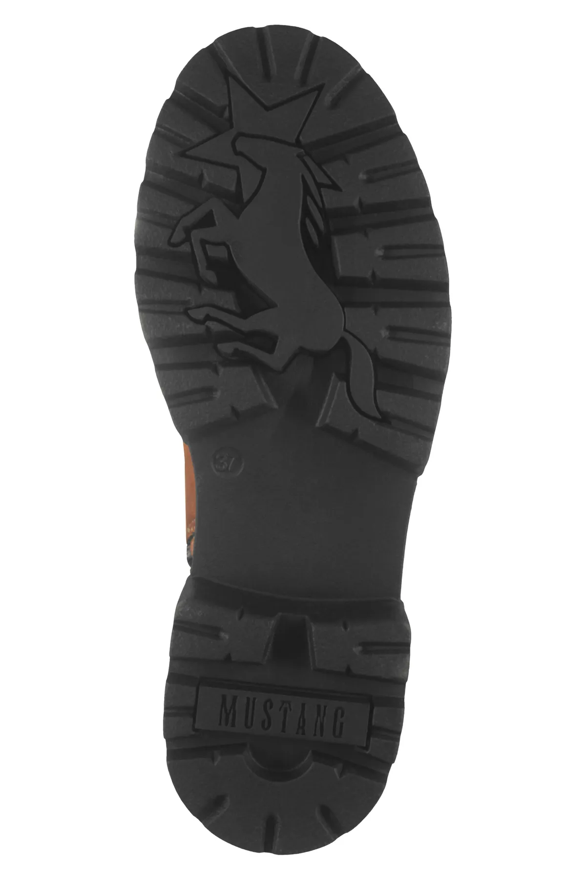 Mustang  Stiefelette - Braun - Blockabsatz