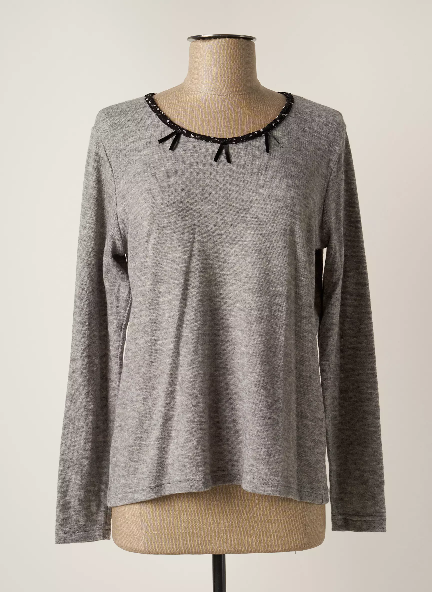 Telmail Pulls Femme couleur gris