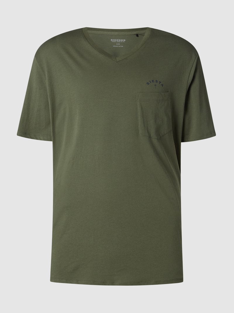 Pyjama aus Bio-Baumwolle in khaki