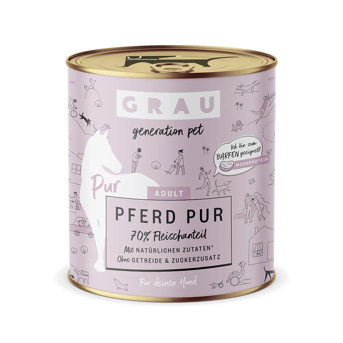 GRAU Hund Adult Pferd Pur günstig kaufen bei ZooRoyal