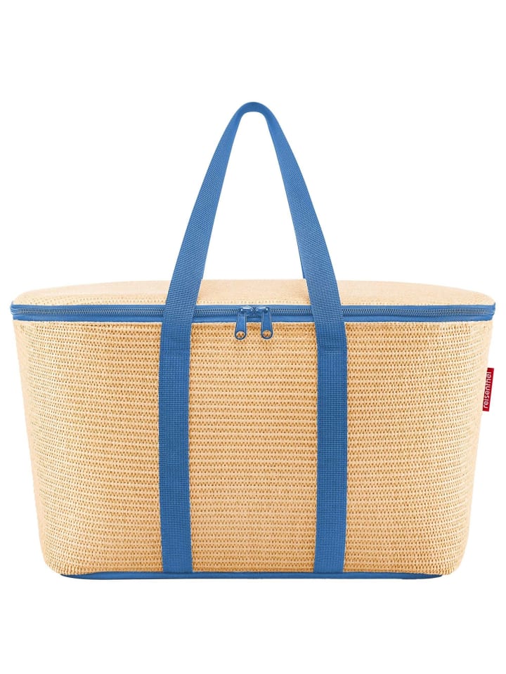 Reisenthel thermo coolerbag - Kühltasche 44.5 cm (twist powder blue) in raffia blue günstig kaufen onesize