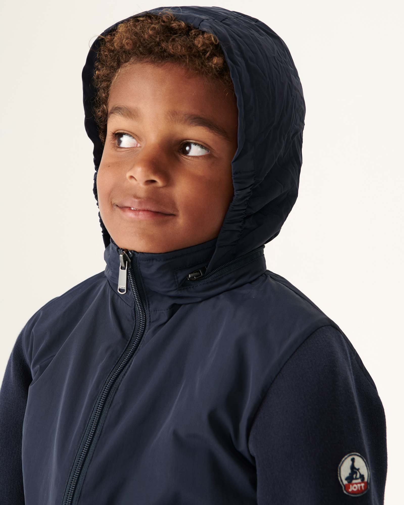 Veste légère à capuche Marine enfant Real