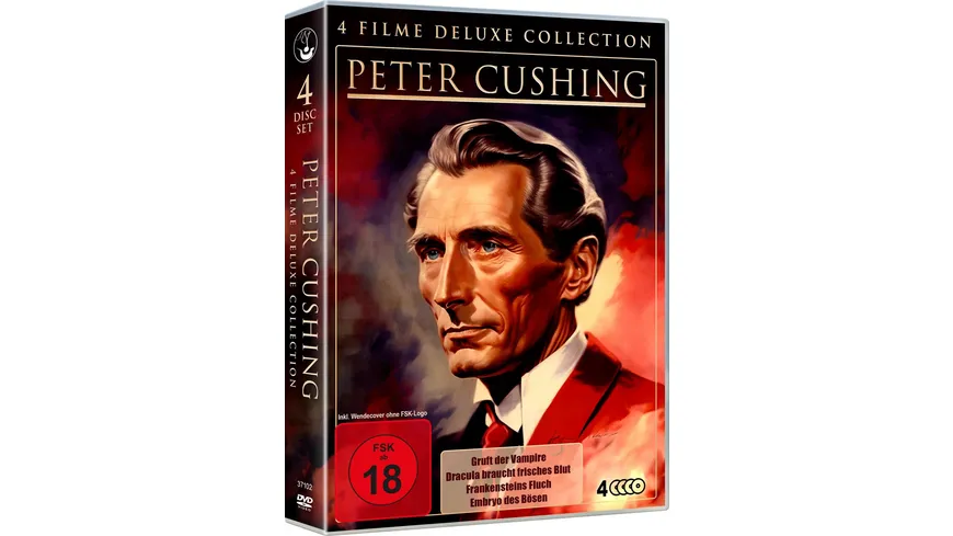 Peter Cushing - Deluxe Collection (4 DVD-Box mit Wendecover)  [4 DVDs]