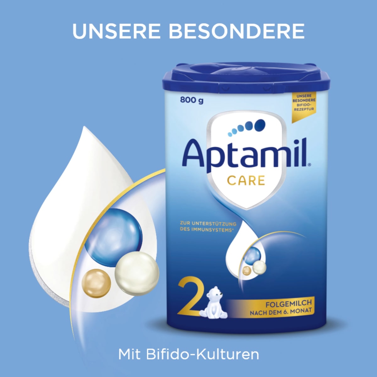 Folgemilch 2 Care nach dem 6. Monat, 800 g
