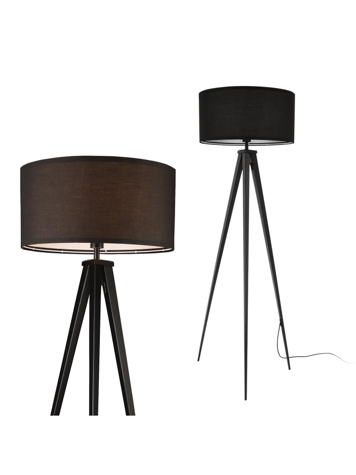 lux.pro Stehleuchten Faro in Schwarz (H)153cm (D)50cm günstig kaufen onesize