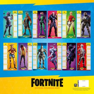 Danilo Calendar - Fortnite Square (EN)