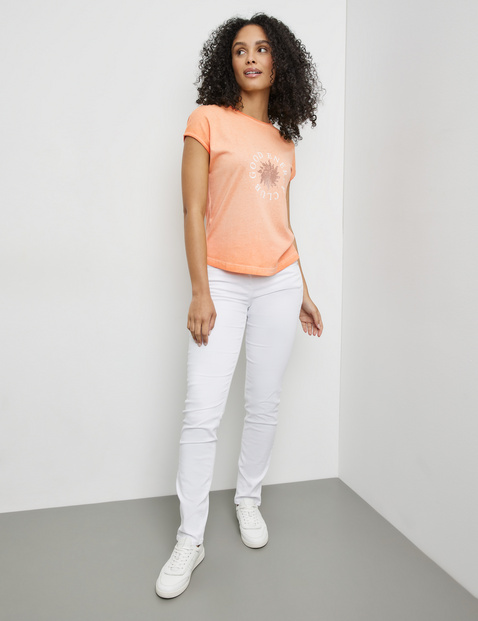 Kurzarmshirt mit Wording-Print