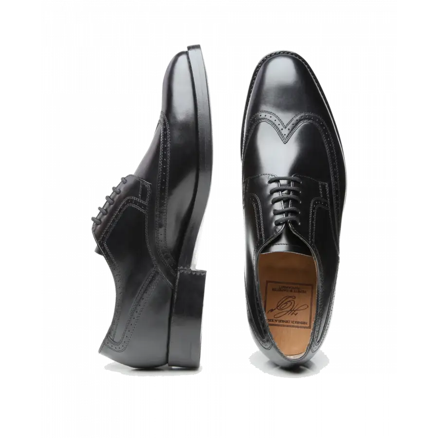 Heinrich Dinkelacker - Businessschuhe Derby LUZERN FULL-BROGUE AC Antikcalf - schwarz