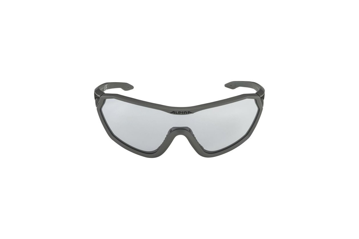 Alpina S-Way V moon-grey matt / black mirror lens