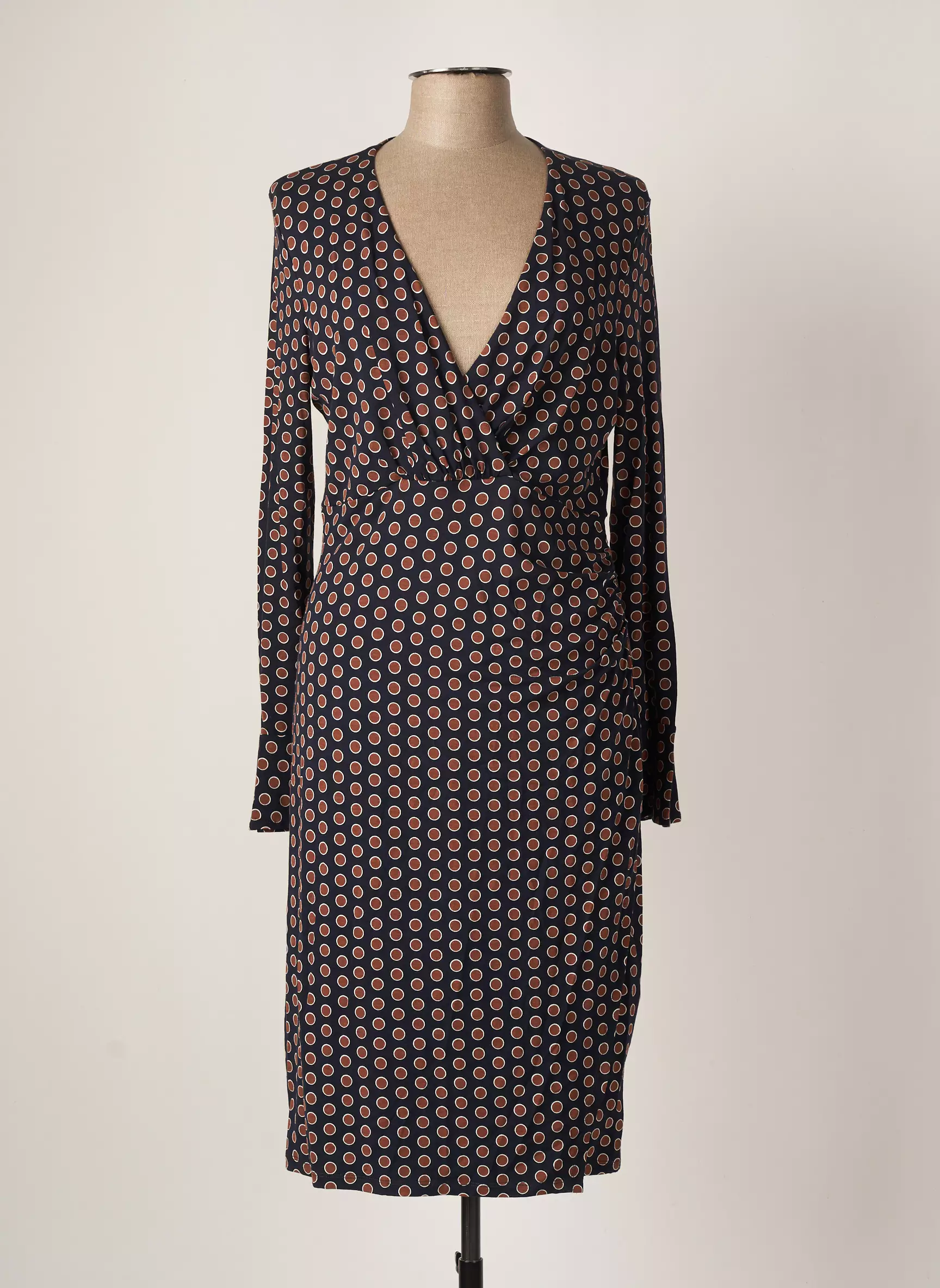 Olsen Robes Mi Longues Femme couleur bleu