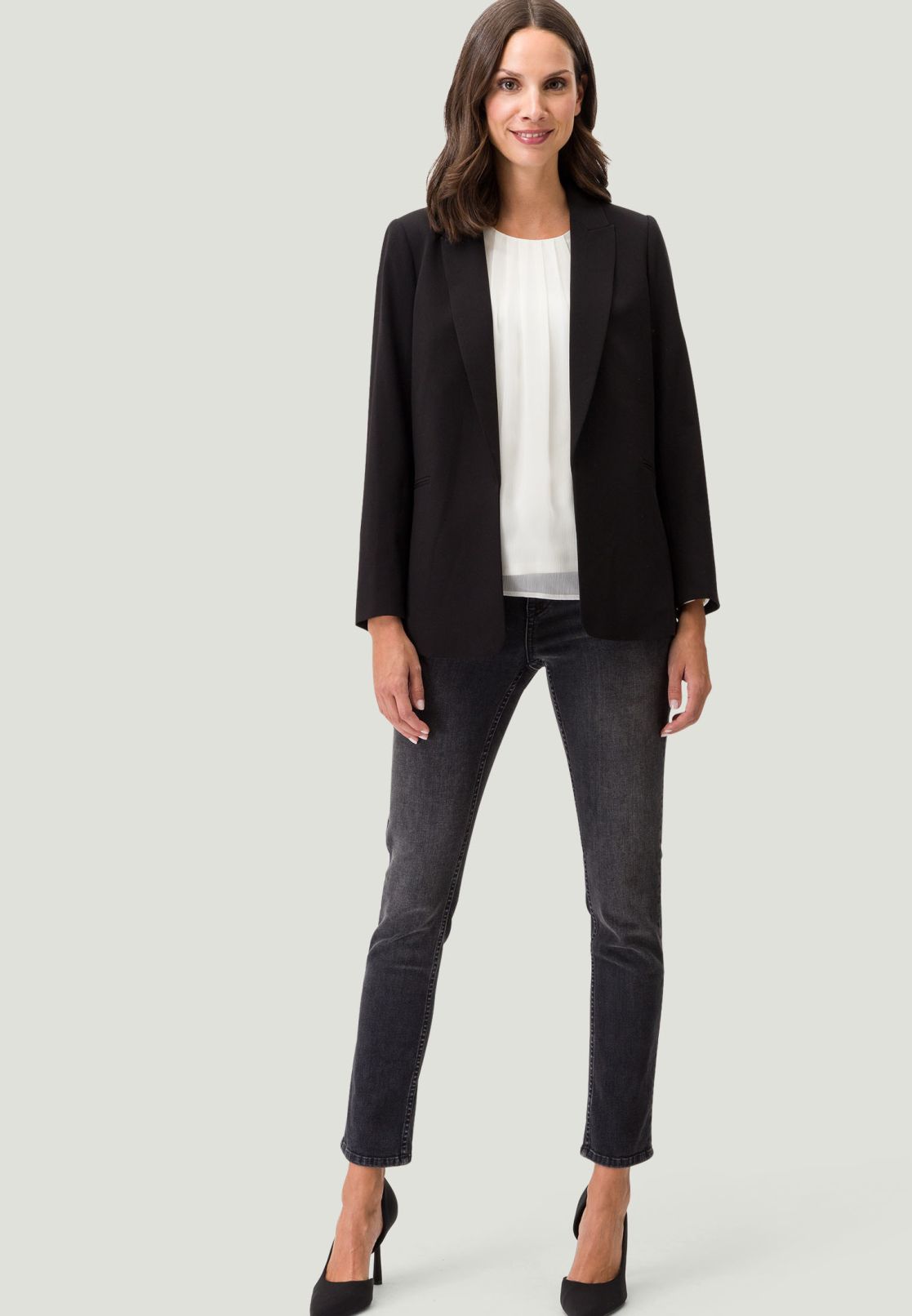 Blusenshirt mit Falten