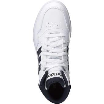 adidas Hoops 3.0 Mid Sneaker in weiß
