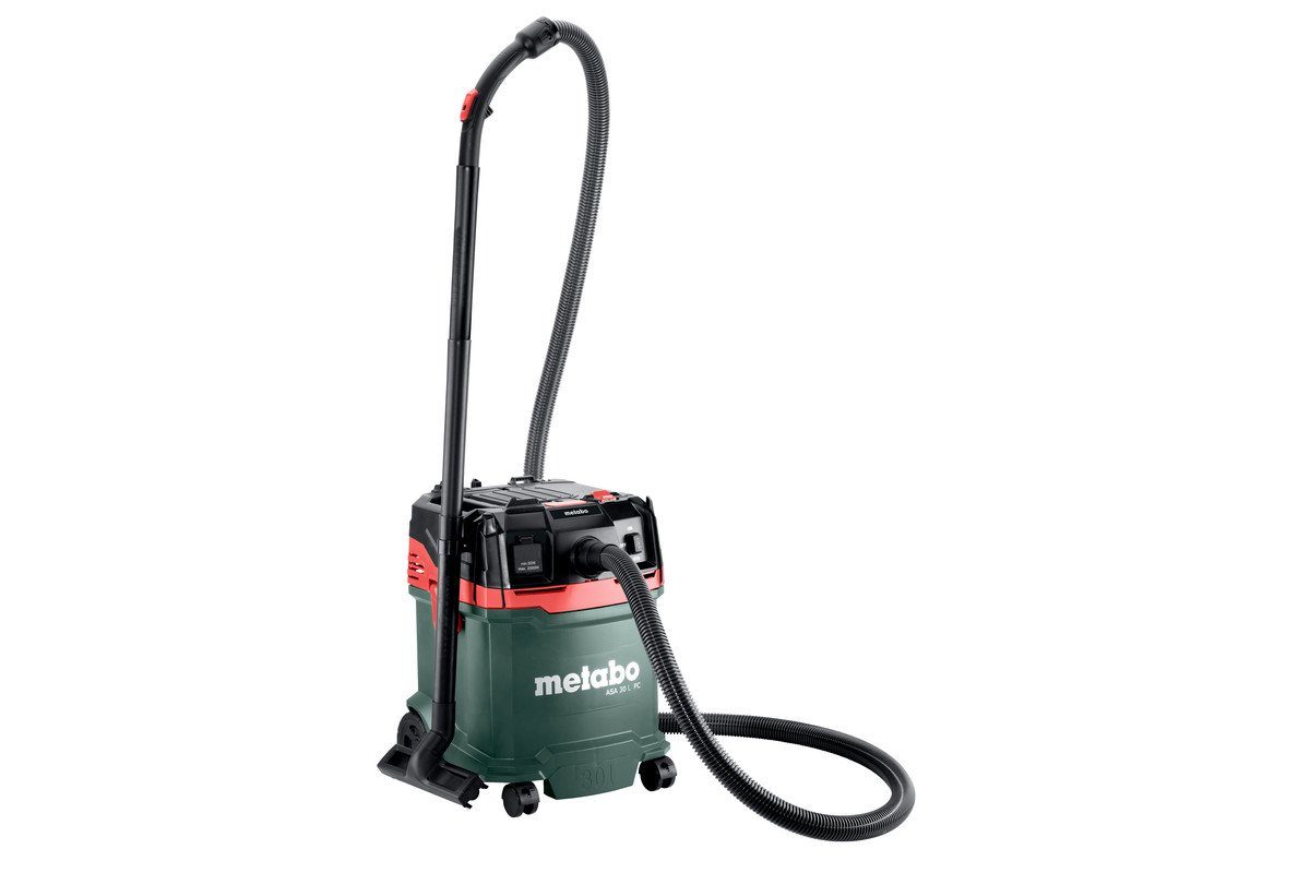 Metabo Professional Industriesauger Allessauger ASA PC, 1200,00 W, mit Beutel, 30 L, mit manueller Filterabreinigung, Karton