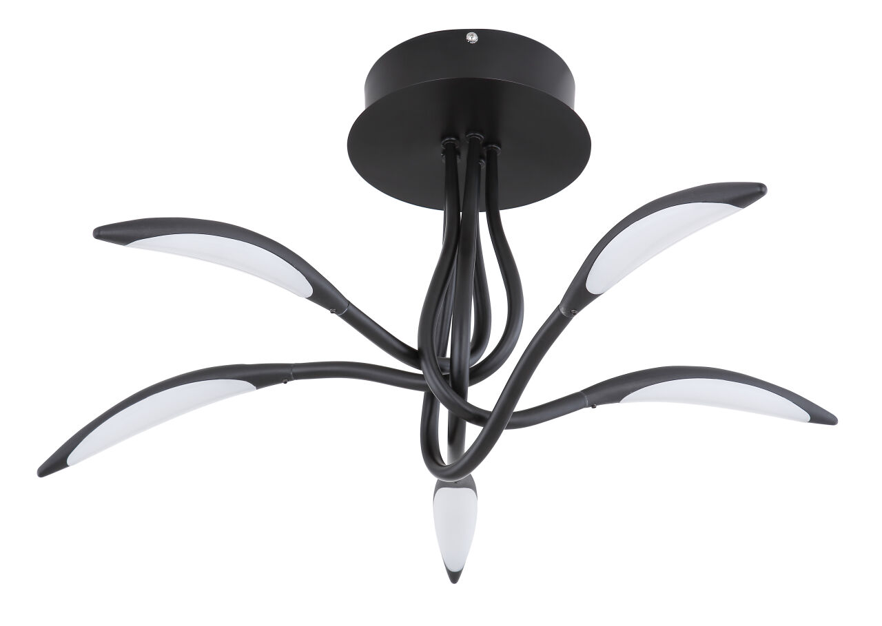 Globo Lighting - KAELA - Deckenleuchte Metall schwarz matt, LED